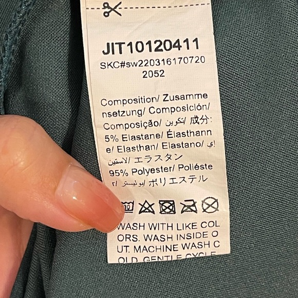 SHEIN Puff Sleeve Solid Mini Dress - Picture 5 of 9